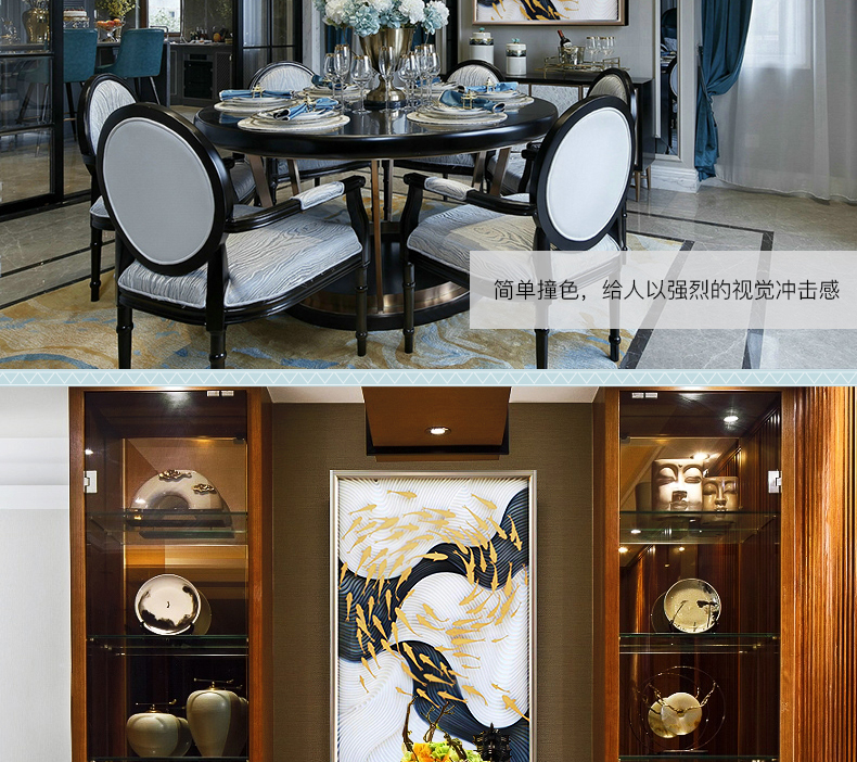 輕奢玄關(guān)裝飾畫(huà) 實(shí)物畫(huà) 餐廳壁畫(huà) 客廳組合掛畫(huà) 墻畫(huà) 遨游